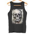 モダンなヒップホップ、レトロ、ヴィンテージ、エッジの効いた Y2k Hip Hop アーバン ストリートウェア、スカル タンクトップ