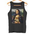 モナリサダヴィンチ プリントシャツ 柴犬とモナリサ タンクトップ