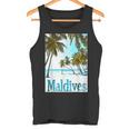 モルディブ島 ビーチ 熱帯風景 旅行 お土産 タンクトップ