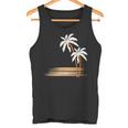 ヤシの木 夏 カラフル 胸 プリント ホリデー タンクトップ