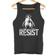 レジスト ペンギン アクティビズム ティー ペンギン 抗議 関税 タンクトップ