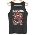ロッキング・100デイズ・オブ・スクール・ファニー・ギター・キッズ タンクトップ
