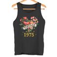 ヴィンテージ 1975年 楽しい かわいい 花柄 花 ラブハート 49歳の誕生日 タンクトップ