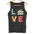 ヴィンテージ I Love Curling Curling Lover レトロカーリング タンクトップ