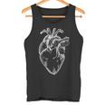 ヴィンテージ ハート 人間の解剖学 心臓 医療イラスト タンクトップ