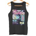 ヴィンテージ・アニメ・スタイル ミッドナイト・ジャパン・マンガ タンクトップ
