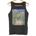 ヴェトゥイユの画家の庭／クロード・モネ（ビッグプリント）【世界の名画】Claude Monet 美術館アート 油絵 タンクトップ