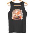 九尾の狐、ラーメンを食べる九尾の狐 タンクトップ