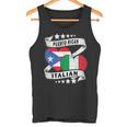 半分イタリア半分プエルトリコの国旗 ハート イタリア プエルトリコ タンクトップ