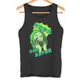 吃驚仰天 グリーン タンクトップ