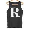 名前入り アルファベット イニシャル文字 R ギフト タンクトップ