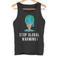 地球温暖化を止める アースデイ 地球 気候保護 地球温暖化 タンクトップ