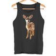 子鹿愛好家のためのロー鹿 ローバック鹿 子鹿 スイート鹿 タンクトップ