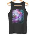 宇宙のかわいいアストロ宇宙猫 タンクトップ