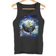宇宙地球動物グループシーン タンクトップ