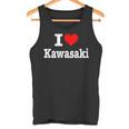 川崎市 I Heart Kawasaki I Love Kawasaki タンクトップ