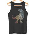 恐竜 レトロスタイル ビンテージ タンクトップ