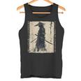 日本 武士 武士 戦闘機 浮世 墨絵 侍 タンクトップ