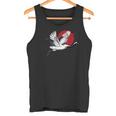 日本のアートフライングクレーンバード タンクトップ