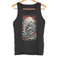 日本の美的マグロ漁師デザイン レトロ浮世絵 タンクトップ