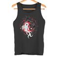日本の陰陽鯉のアート。 タンクトップ