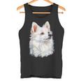 日本スピッツ 犬 グラフィック ペット イラスト 日本スピッツ タンクトップ