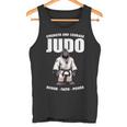 柔道ゴリラ かわいい日本の柔道家 タンクトップ