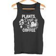 植物 犬 コーヒー おもしろ ガーデニング 犬好き ギフト タンクトップ