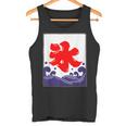 氷 のれん 夏（氷屋 かき氷）お祭り 夜店 漢字 文字 昭和レトロ 和柄 かわいい イラスト タンクトップ