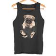 犬好き ギフト パグ イン バッグ タンクトップ