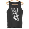 猫がギターベースを弾く タンクトップ