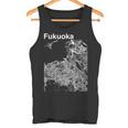 福岡ジャパン クラシック シティ マップ グラフィック タンクトップ
