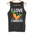 私はニンジンが大好き タンクトップ