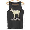 私は本当にヤギが好きです タンクトップ