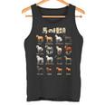 競馬 馬tシャツ 馬の種類 おもしろ ウマ レース 馬 乗馬 競馬 面白いtシャツ メンズ グッズ ネタ 大人 男性 タンクトップ