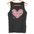蝶 ハート かわいい 庭 タンクトップ
