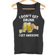 酔わないで最高になる-面白いアルコール タンクトップ