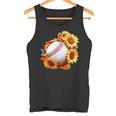 野球 面白いtシャツ ベースボール おもしろ ひまわり 花柄 服 ネタ メンズ 野球部 おもしろグッズ 子供 タンクトップ