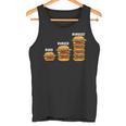 面白い バーグ バーガー バージェスト バーガー ハンバーガー チーズバーガー タンクトップ