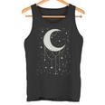 面白い 月 アート メンズ レディース キッズ 銀河 夜空 月 タンクトップ