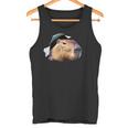 面白いtシャツ カピバラ メンズ げっ歯類 グッズ かわいい おもしろ 面白い 服 ネタ 動物 タンクトップ
