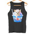 面白いtシャツ チワワ かき氷 イヌ メンズ 犬好き グッズ かわいい おもしろ 面白い 服 ネタ 夏 タンクトップ