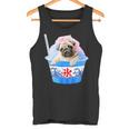 面白いtシャツ パグ かき氷 イヌ メンズ 犬好き グッズ かわいい おもしろ 面白い 服 ネタ 夏 タンクトップ