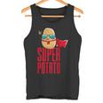 面白いかわいいスーパーポテトアニメ衣装グラフィックデザイン。 タンクトップ