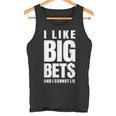 面白いカジノギャンブル大きな賭けが好き タンクトップ