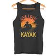 面白いカヤック愛好家 カヤックライブ ラブカヤック タンクトップ