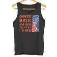 面白いカントリーミュージック&ビール音楽祭 アコースティックギター タンクトップ