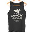 面白いダービーデー、ケンタッキースタイルの競馬 タンクトップ