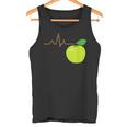 面白いハートビートekgアップルフルーツフルーツアップルギフト タンクトップ