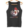 面白い動物、友人や家族のための素晴らしいチキン タンクトップ